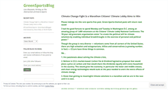 Desktop Screenshot of greensportsblog.com